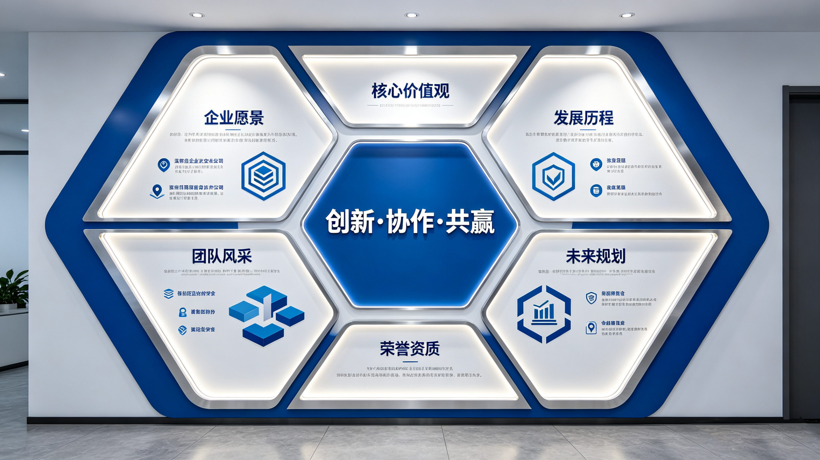 赤壁企业文化墙六边形避坑指南（新手常犯5个错误）